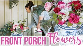 Front Porch Flowers | Artificial Floral Arrangement!