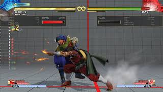 Street Fighter V 2021 09 21  是空 鷹と一緒にかっけぇコンボ