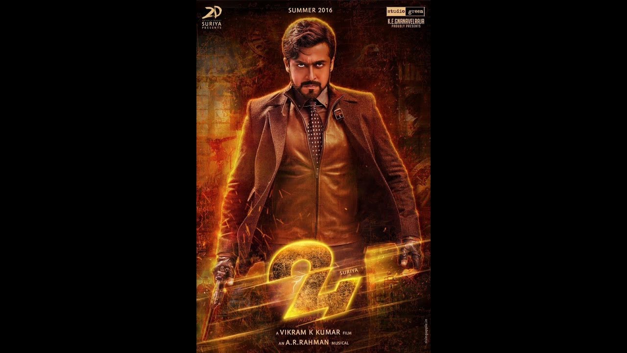 Suriya's 24 First Look Poster To Be Released Mid Night - Vikram Kumar ...