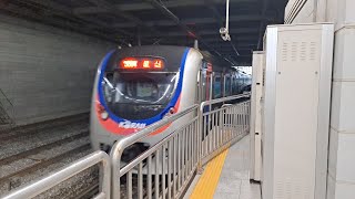 문산-용문 경의중앙선 K5101열차, 지평-문산 K5094열차 용산역 출발, 진입