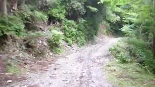 ２０１３０６３０　三重県　木梶三滝登山道の終点から戻ります！