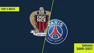 Top 5 buts OGC Nice / Paris Saint-Germain - OGCN/PSG - Ligue 1 Legends