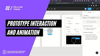 Belajar Figma Dasar : 12 Prototype Interaction &  Animation