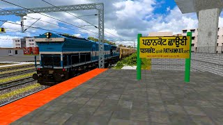 Express Train arrival in Pathankot Cantt | #train #indianrailways #gaming #railway #svgamers #msts