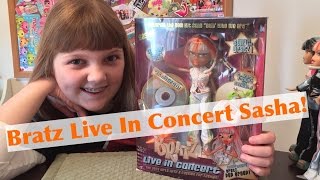 2005 Bratz Live In Concert Space Angelz Sasha Doll - Unboxing and Review