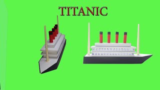 Titanic Paper - Make TITANIC 3D paper ships // Craft - DIY