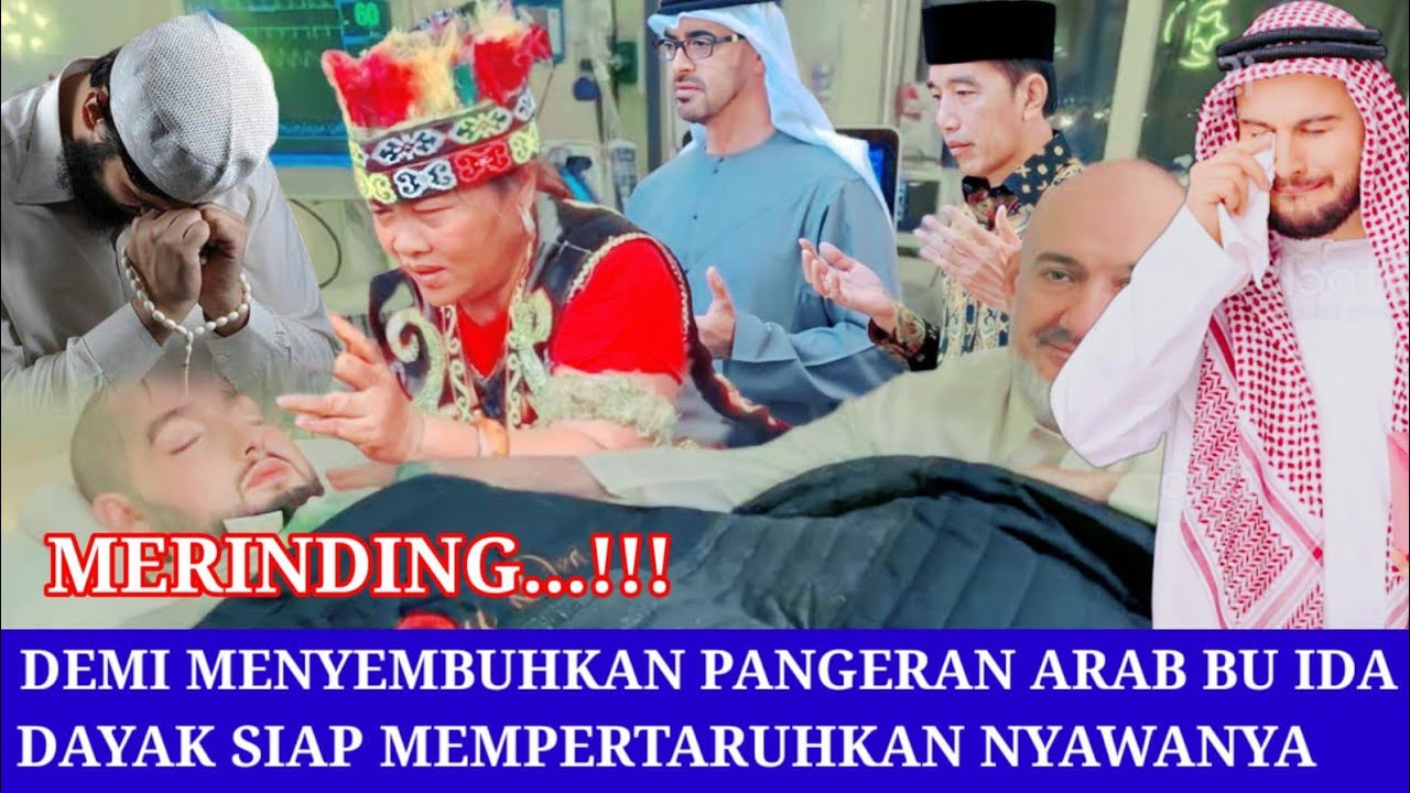 Detik-Detik Ibu Ida Dayak Menangis Saat Mengobati Pangeran Arab ...