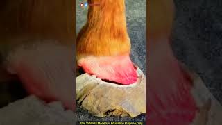 ঘোড়ার পায়ের মধ্যে এটি কি দেওয়া হয় | What is being put in the horse's hoof | Factz Riyad