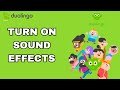 How To Turn On Sound Effects On Duolingo App