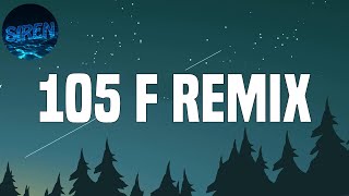 KEVVO - 105 F Remix (letra/Lyrics)