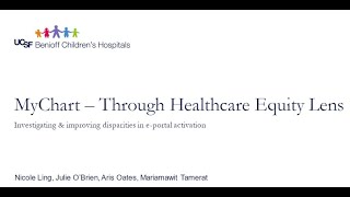 March 7, 2024- MyChart: Through Healthcare Equity Lens