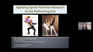 Applying Sports Nutrition Research to the Performing Arts | September 13, 2022