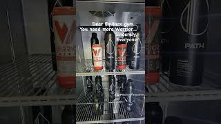 Looks like there’s only two Warrior Beverages left at Equinox! @Equinox #gym #warriorbeverages