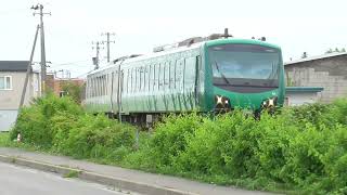 2023.05.29　リゾートしらかみ4号 秋田行き【五能線・HB-E300系・橅編成・8524D】　2023.05.29