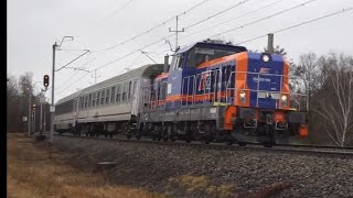 23.12.2022 Wrocław Leśnica - Lokomotywa SU4220-013 z IC HETMAN