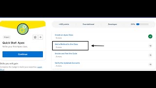 Quick Start: Apex | Add a Method to the Class