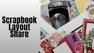 Scrapbook Layout Share with Stampin' Up!