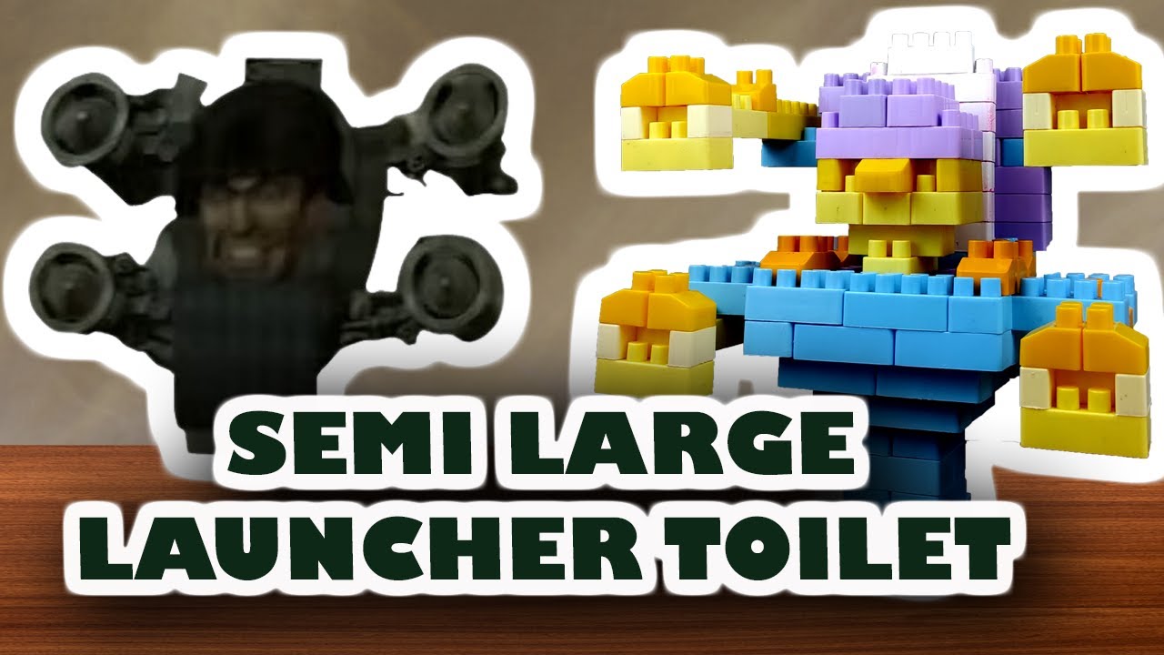 Cara Membuat Lego Semi Large Launcher Skibidi Toilet | Lego Block - YouTube