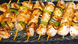 Lebanese Shish Tawook Recipe | Shish Taouk Recipe | Perfectly Tender \u0026 Juicy Chicken Skewers Recipe