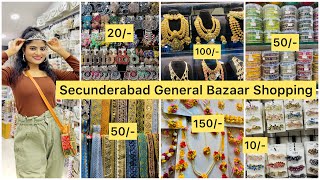 How to do Secunderabad General Bazaar street shopping  for this marriage season 2023 🫰🥻👡👜