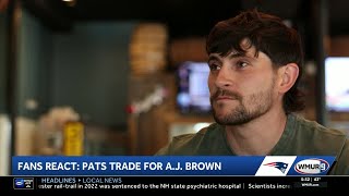 Fans react to the Patriots trading for AJ Brown