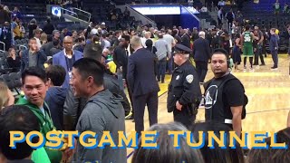 [HD] Warriors (2-11) postgame tunnel : Kerr waits for Kemba (Team USA) after loss to Celtics (10-1)