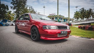 Nissan Sunny/Sentra B14 SR20DET Sound Go-Kart track Leisure Run