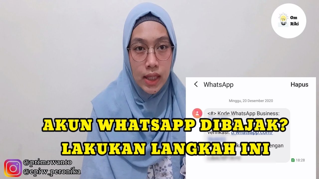 Penjelasan Pembajakan Pada Whatsapp - YouTube