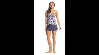 PBSport New Twist \u0026 Twin Sweetheart Neck Tankini Top | SwimOutlet.com