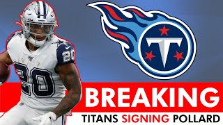 Tony Pollard SIGNING With Tennessee Titans In 2024 NFL Free Agency | Titans News