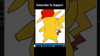 Drowning Pikachu Using Python Turtle 🐢