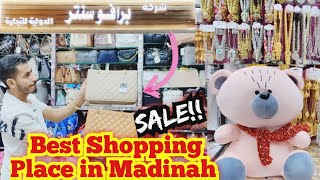 Cheapest Shopping| Best Shopping Place |SALE| Handbags| Quba Market Madina |MK Vlogs Saudi Arabia 🇸🇦