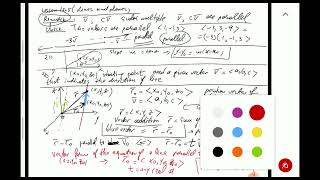 Lesson 12.5 (Equations of lines and planes)