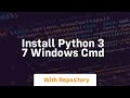 install python 3 7 windows cmd