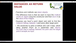 Instances as return values in Python