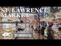 St. Lawrence Market Virtual Walk2021 | World's Best Food Market | 4k Walking Tour with City Sounds