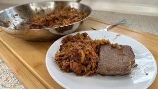 Fried Sauerkraut | Best Way To Eat Fermented Cabbage | KETO FRIENDLY