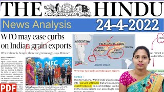 24 April 2022 | The Hindu Newspaper Analysis in English | #upsc #IAS