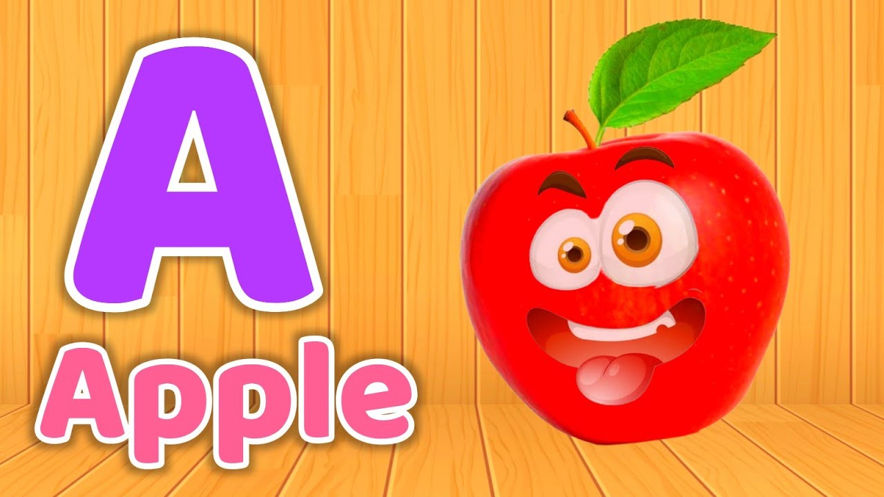 A For Apple, B For Ball, Alphabets, छोटे बच्चों की पढ़ाई, Kids Class # ...