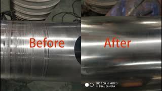 Mechanical main shaft repair by brush Copper and Nickel plating