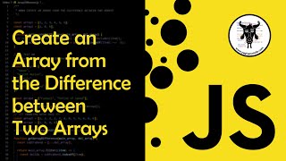 Get the difference between Two Arrays in JavaScript