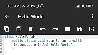 How run java programs into android mobile.