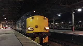 DRS 37609, 37259 and 37419 depart Crewe on 0Z37