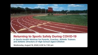 Returning to Sports Safely During Covid 19