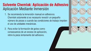 Chemlok Solvent- How to apply adhesives (Castilian Spanish)