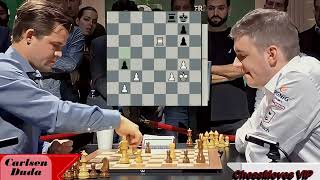 Magnus Carlsen vs. Jan-Krzysztof Duda (semi-final)  Game 1 /FIDE World Blitz Chess Championship 2024