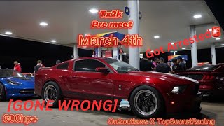TX2k PRE MEET GONE WRONG 😳🚨 #mustanggt #10speed #lundracing #carvideo #shinearmor
