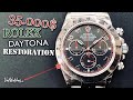 Restoration of a 35k Rolex Daytona with Racing Dial - Lapping, Laser Welding and Polishing