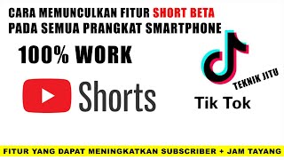 CARA MEMUNCULKAN FITUR SHORTS BETA 100% WORK | Youtube Shorts New app