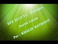 7 - Correction d'EFF Pratique 2015 V1 - Partie Linux (KHALID KATKOUT) 7 - Correction d'EFF Pratique 2015 V1 - Partie Linux (KHALID KATKOUT)